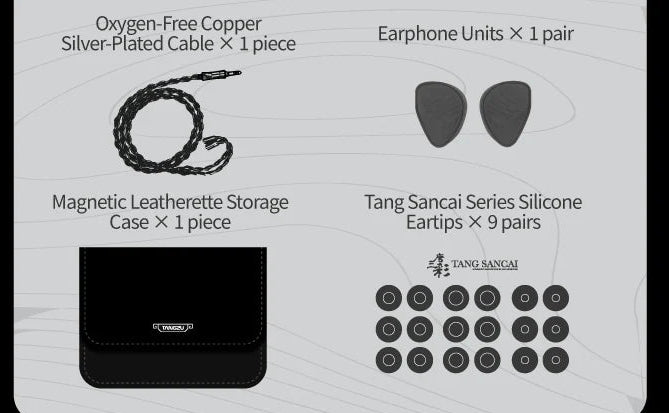 TangZu Yuan Li Remake IEMs - 10mm DLC Dynamic Driver Hi-Fi Earphones