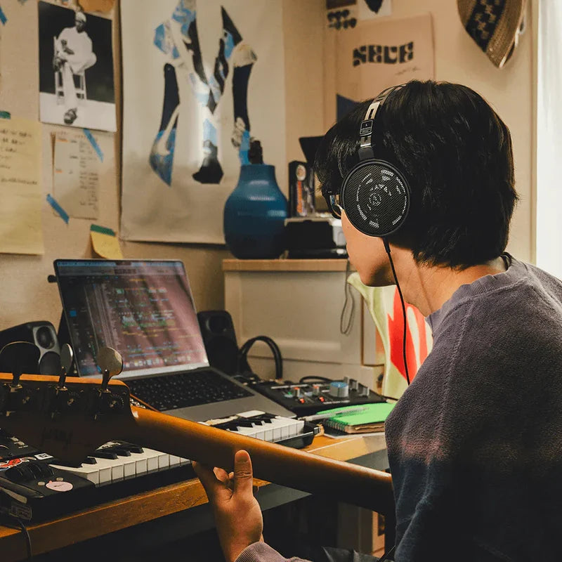 Audio Technica ATH-R30x Professional Open-Back Reference Wired Headphones with 3.5mm Cable 6.3mm Adapter