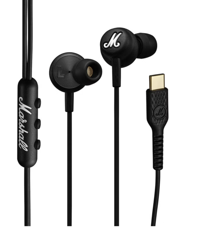 Marshall Mode USB‑C Wired In‑Ear Earphones with Mic – 9mm Dynamic Driv Marshall Mode USB‑C Wired In‑Ear Earphones with Mic – 9mm Dynamic Driv