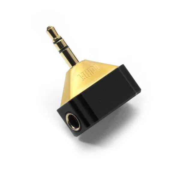 DDHiFi DJ44 Gold Adapter with 4.4mm Female to 3.5mm Male Black Gold Ed