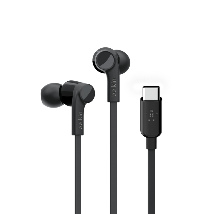Belkin SoundForm USB-C Wired Earbuds Noise Isolating Mic G3H0002