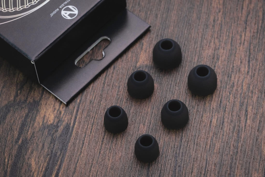 Nostalgia Audio XWB Extra Wide Bone Silicon Eartips 3 Pairs Per Pack SML 3 Sizes