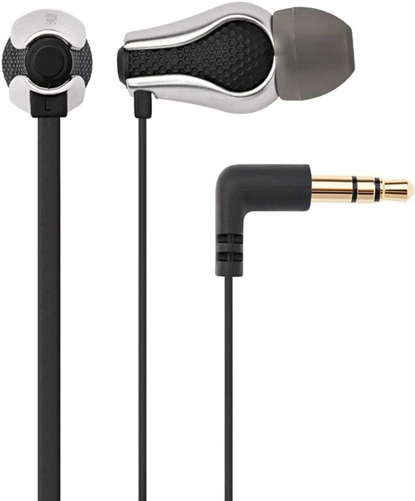iRiver x Final Audio ICT-AT500 Dynamic Driver In-Ear Earphone 3.5mm Plug Silver