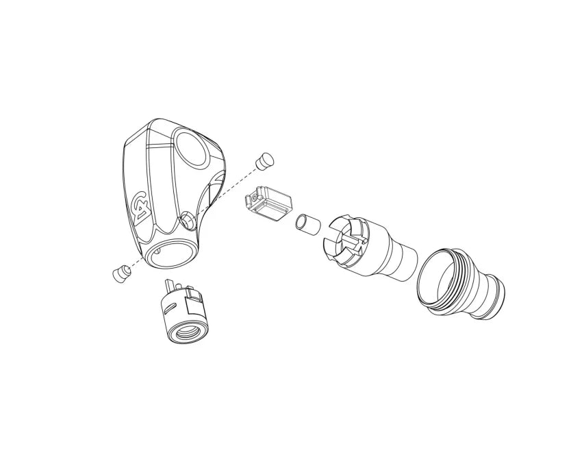 Campfire Audio Axion II Dynamic Driver IEM Earphone with USB-C Plug Silver-Plated Copper Cable Made In USA