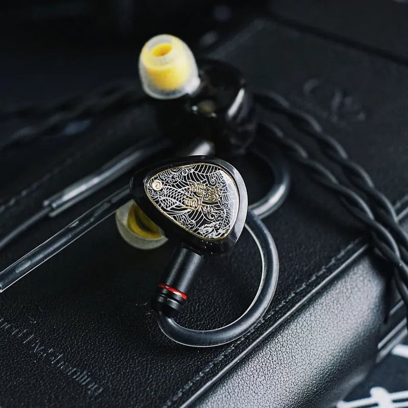 TangZu Waner SG 2 Dynamic Driver IEM Earphone 3.5mm 4.4mm Type-C Plug White Black