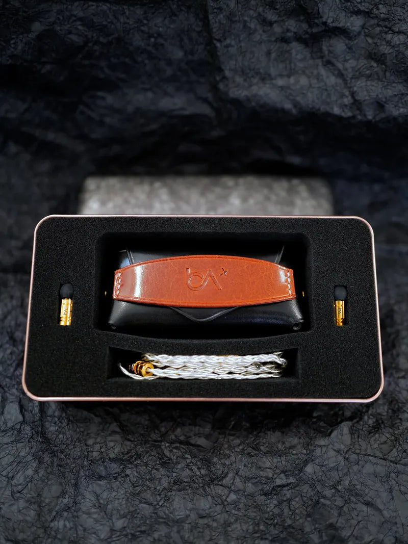 Beat Audio Initium Uno Single Balanced Armature In‑Ear Monitor IEM Earphone with 4.4mm Cable Support CM MMCX Type-C Connector