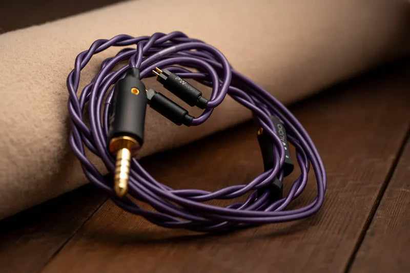 PW Audio No.15 Copper 2-Wired 4-Core Upgraded Cable with 4.4mm 3.5mm CM 2-Pin MMCX for IEM Earphone