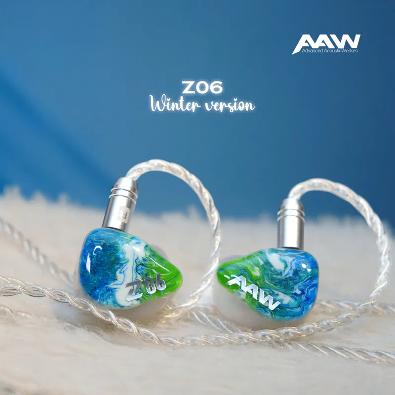 AAW Z06 Hybrid Driver In-Ear Monitor IEM Earphone 4.4mm CM 2-Pin UPOCC Cable