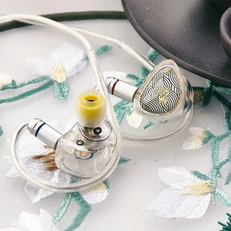 TangZu Waner SG 2 Dynamic Driver IEM Earphone 3.5mm 4.4mm Type-C Plug White Black