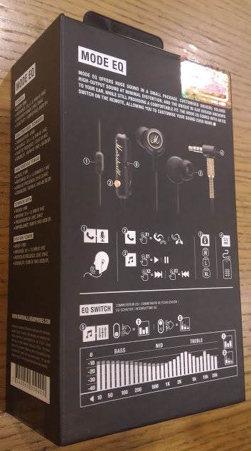 Marshall MODE EQ In-Ear Earphone with Microphone with 3.5mm Plug