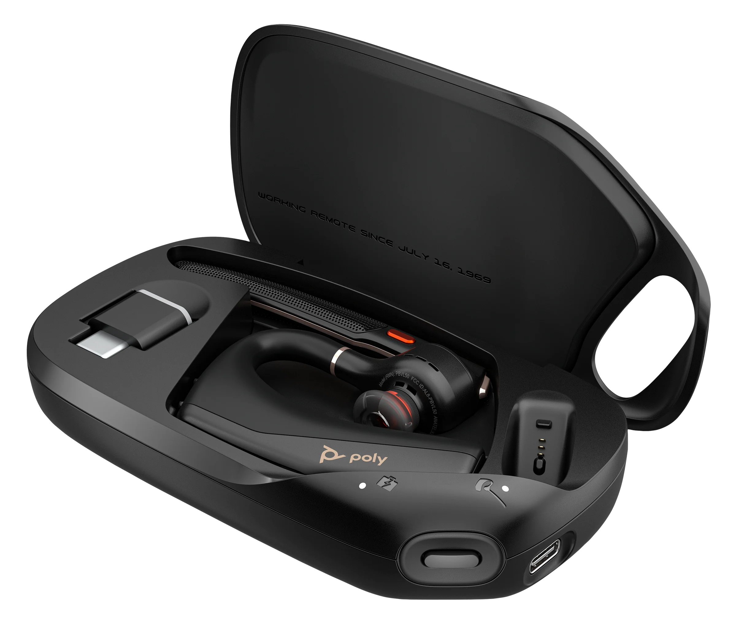 Plantronics Poly Voyager Legend 50 UC Wireless Bluetooth 5.4 Headset with Charging Case Supports Microsoft Teams Zoom Google Meet