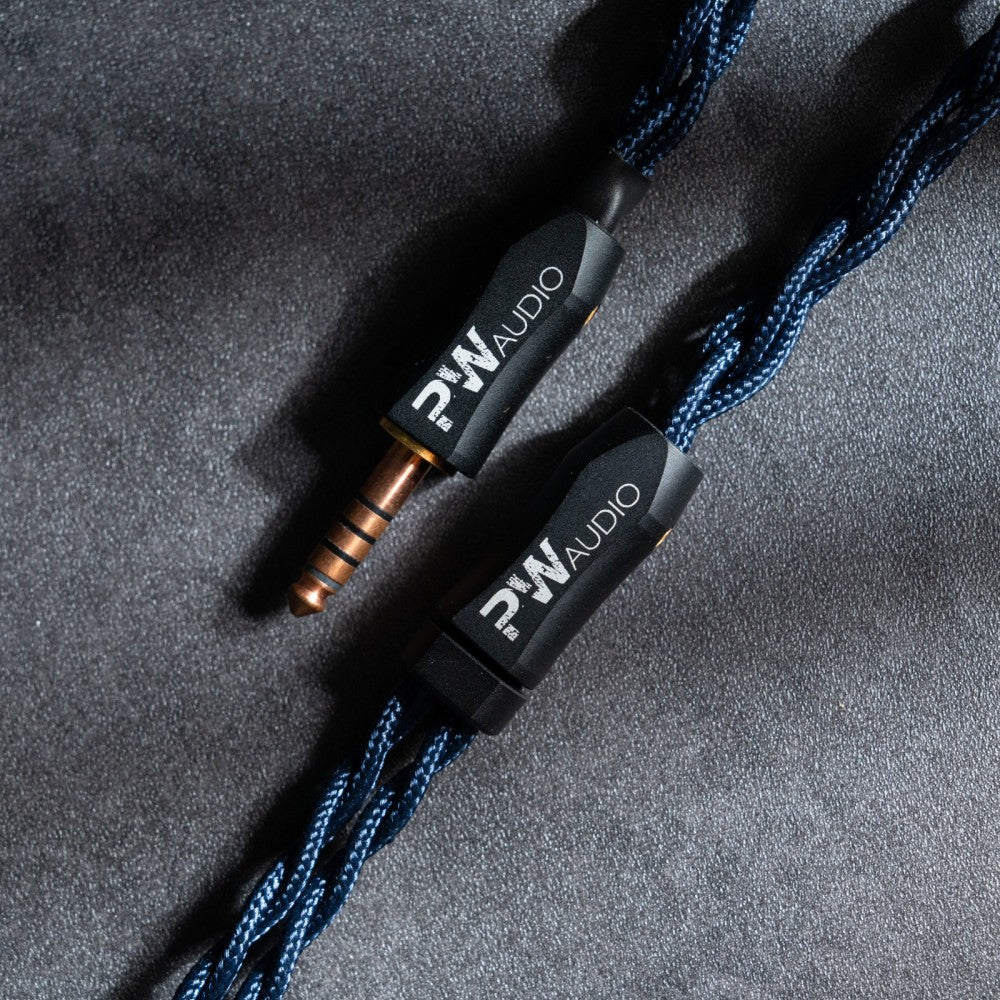 PW Audio 1960s MKII Upgrade Cable for In-Ear Monitor Earphone 2-Pin Connector 4.4mm Plug