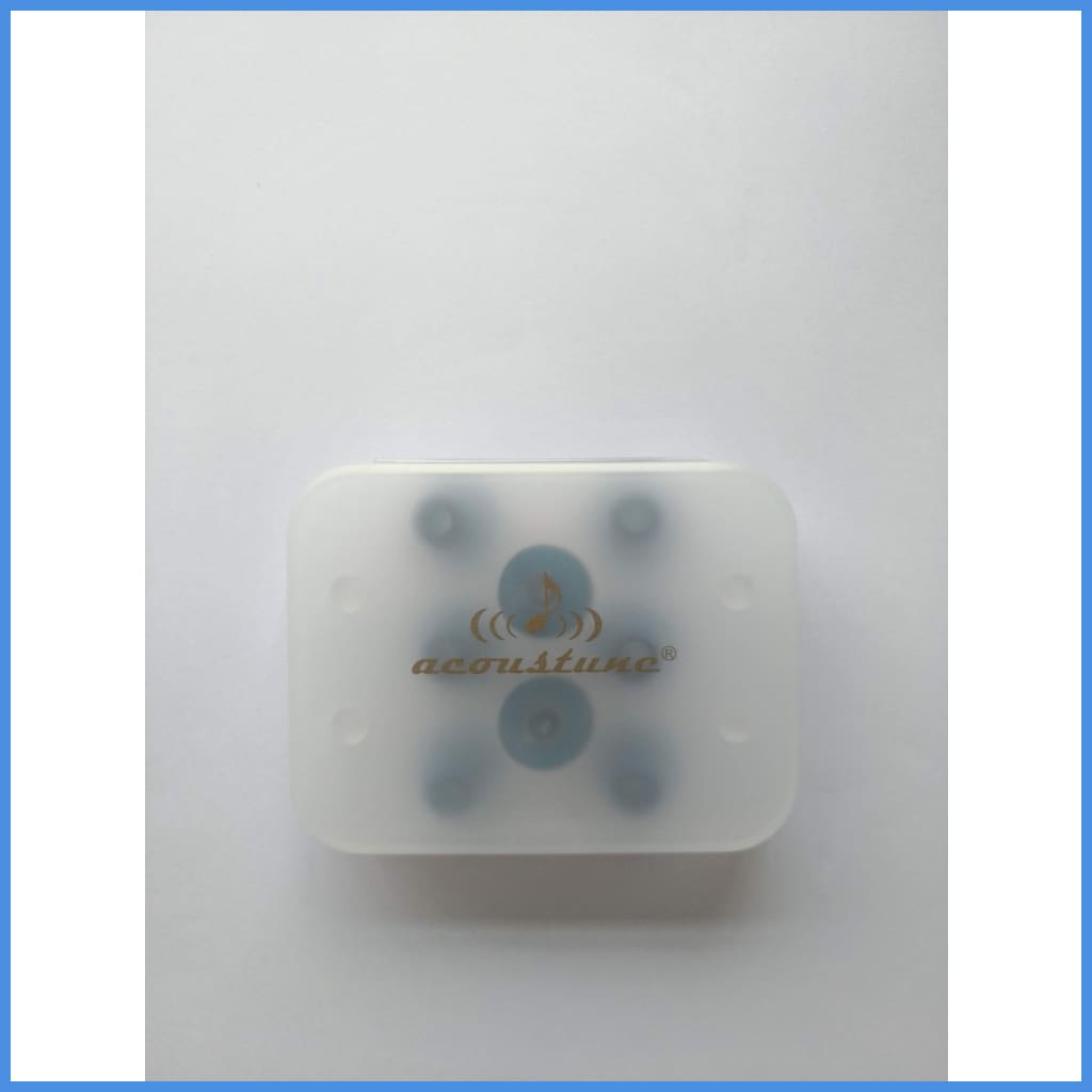 Acoustune Aet06A S+ M+ Double Flange Eartips 4 Pairs With Case Eartip