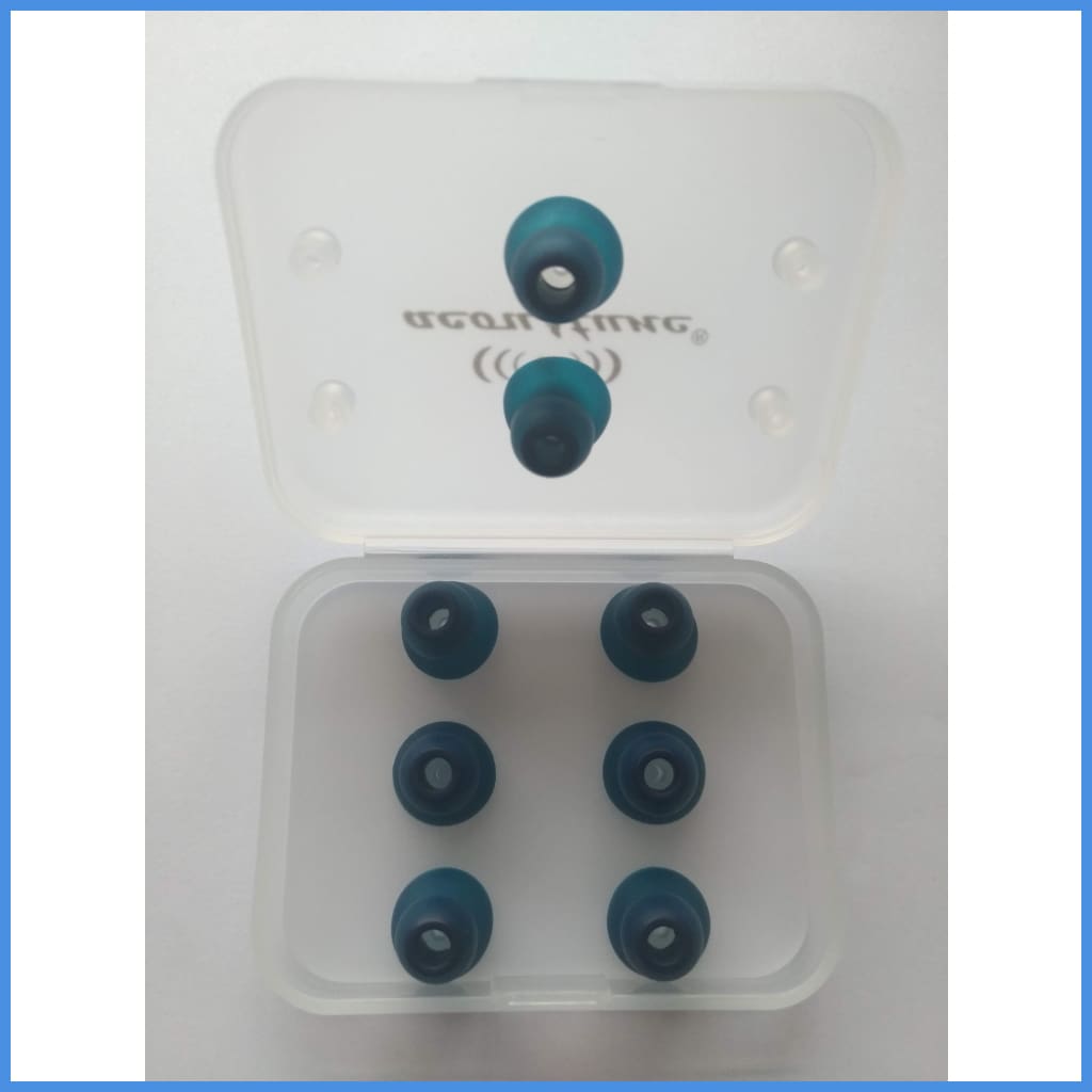 Acoustune Aet06A S+ M+ Double Flange Eartips 4 Pairs With Case Eartip