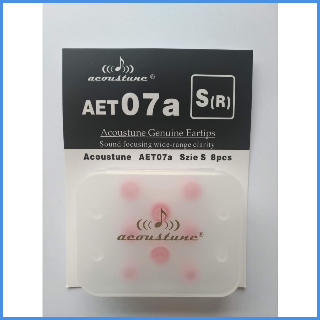 Acoustune Aet07A S M L Eartips 4 Pairs With Case Small S(R) Red (4 Pairs Case) Eartip