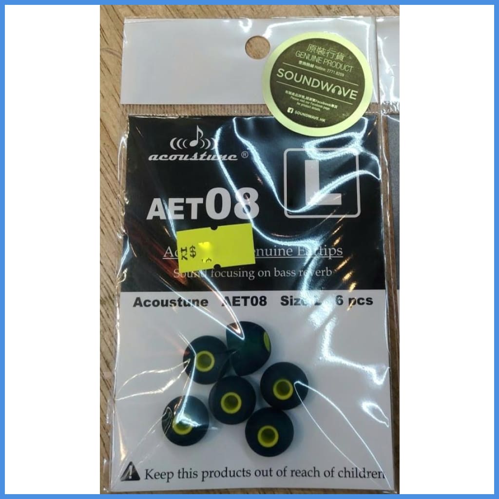 Acoustune Aet08 Eartip 3 Pairs Large L-Size