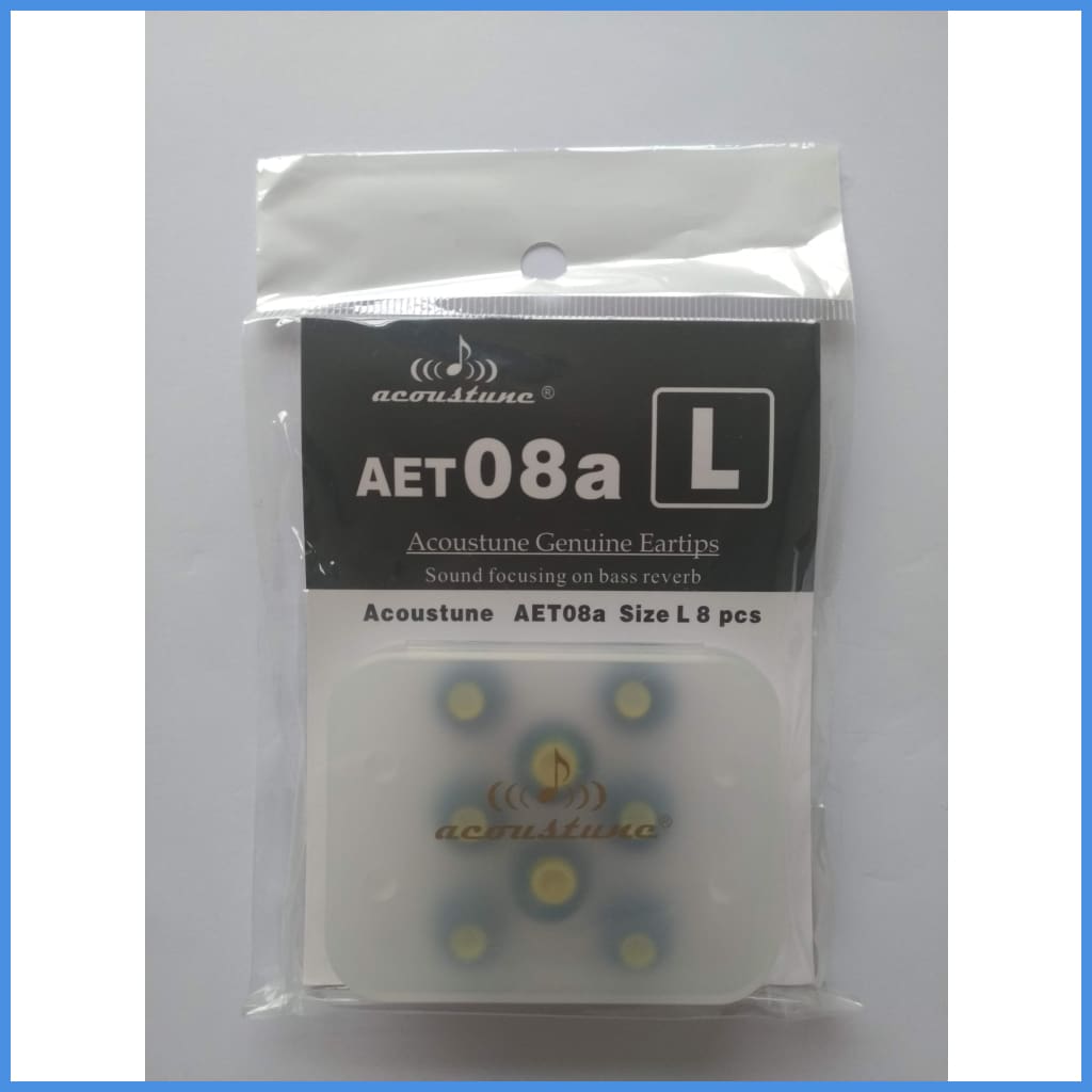 Acoustune Aet08 Eartip 3 Pairs Aet08A Large L (4-Pair With Case)