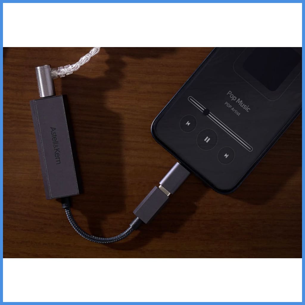 Astell Kern Ak Hc2 Hi-Fi Dual Dac Type-C Cable With Lightning Adapter To 4.4Mm Earphone Amplifier