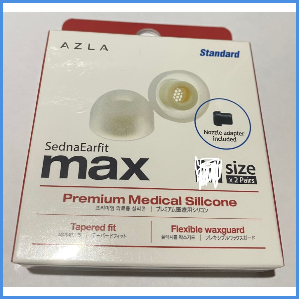 Azla Sedna Earfit Max Eartips For In-Ear Monitor Iem True Wireless Airpods Pro Earphone For Earphone