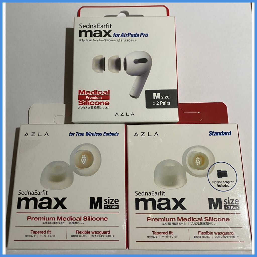 Azla Sedna Earfit Max Eartips For In-Ear Monitor Iem True Wireless Airpods Pro Earphone Eartip