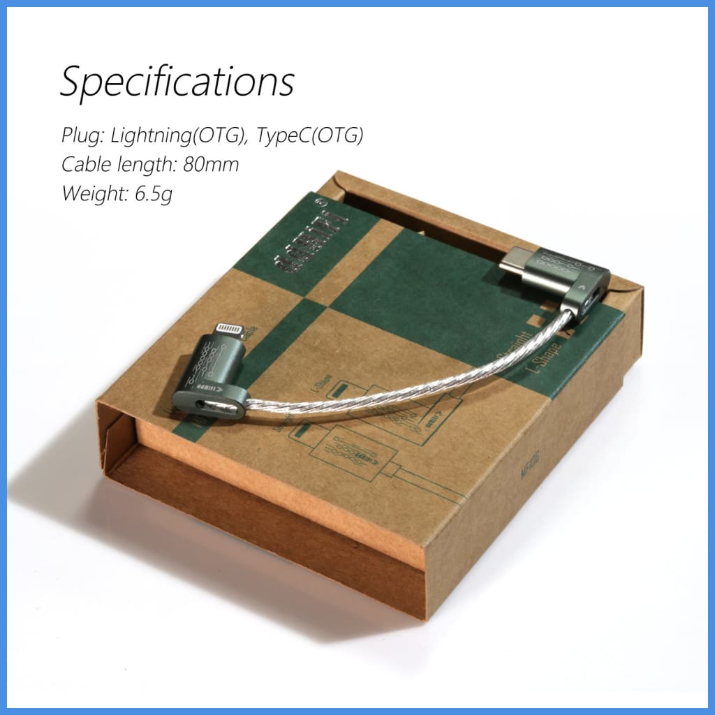 Dd Hifi Mfi06 Lightning To Type C Adapter Cable For Iphone Dap Audio Player