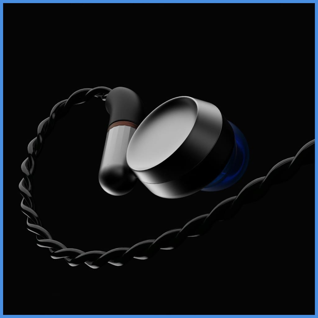 Dunu Luna Pure Beryllium Dynamic Driver With Silver-Plated Occ Mmcx Upgrade Cable Earphone