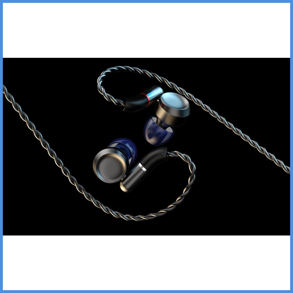 Dunu Luna Pure Beryllium Dynamic Driver With Silver-Plated Occ Mmcx Upgrade Cable Earphone