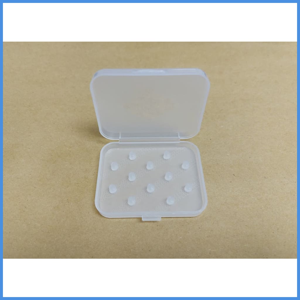 Eartips Plastic Hard Case Rectangle Medium Size