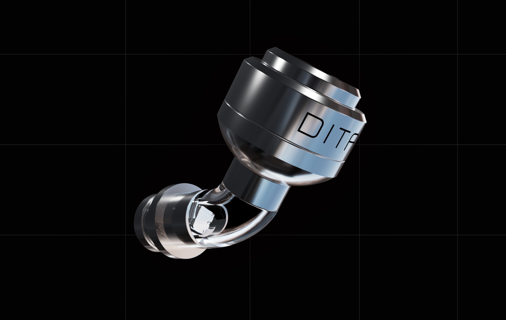 DITA Project M Hybrid IEM In-Ear Monitor Earphone with 3.5mm CM 2-Pin Cable