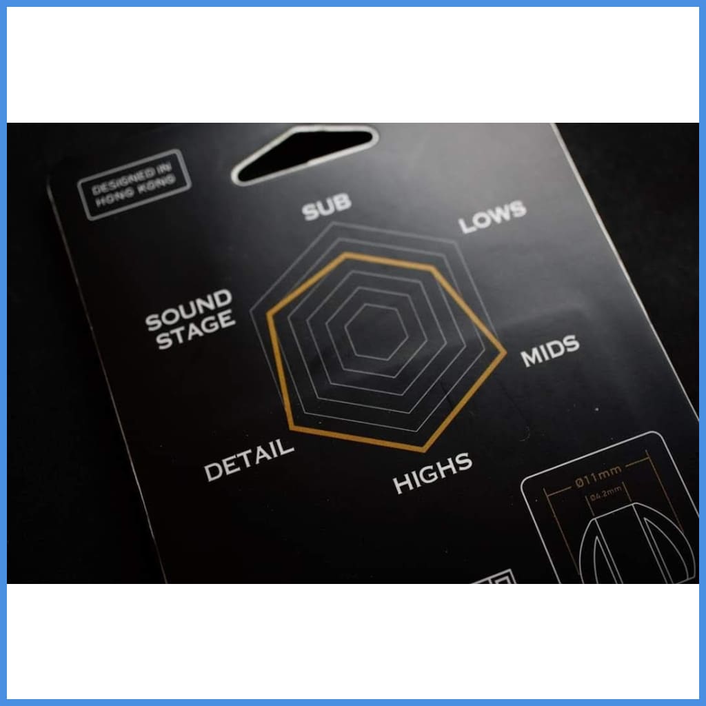 Faudio Vocal Eartips Silicon 3 Pairs Black Eartip