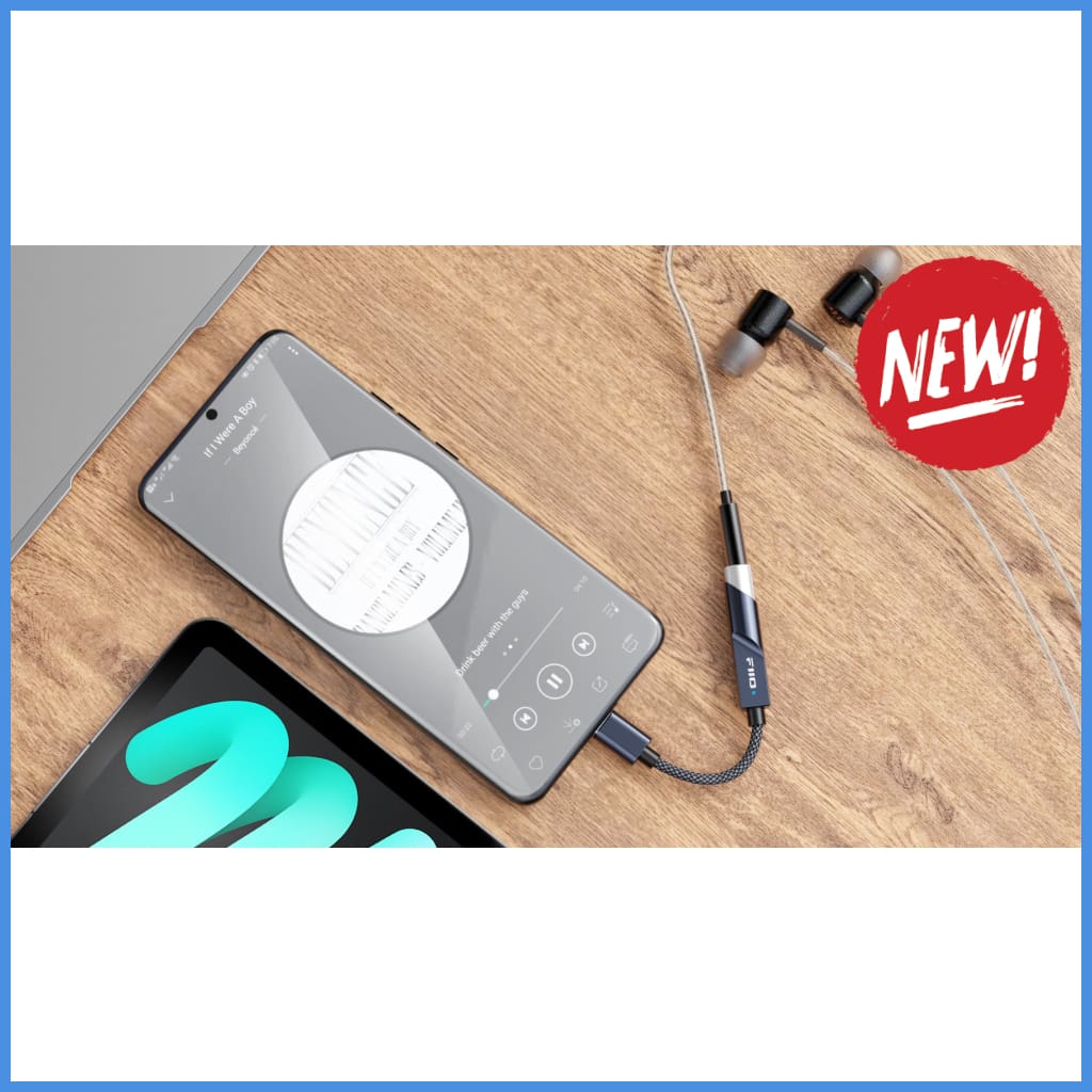 FiiO KA11 HiFi DAC Adapter for 3.5mm iPhone Android with