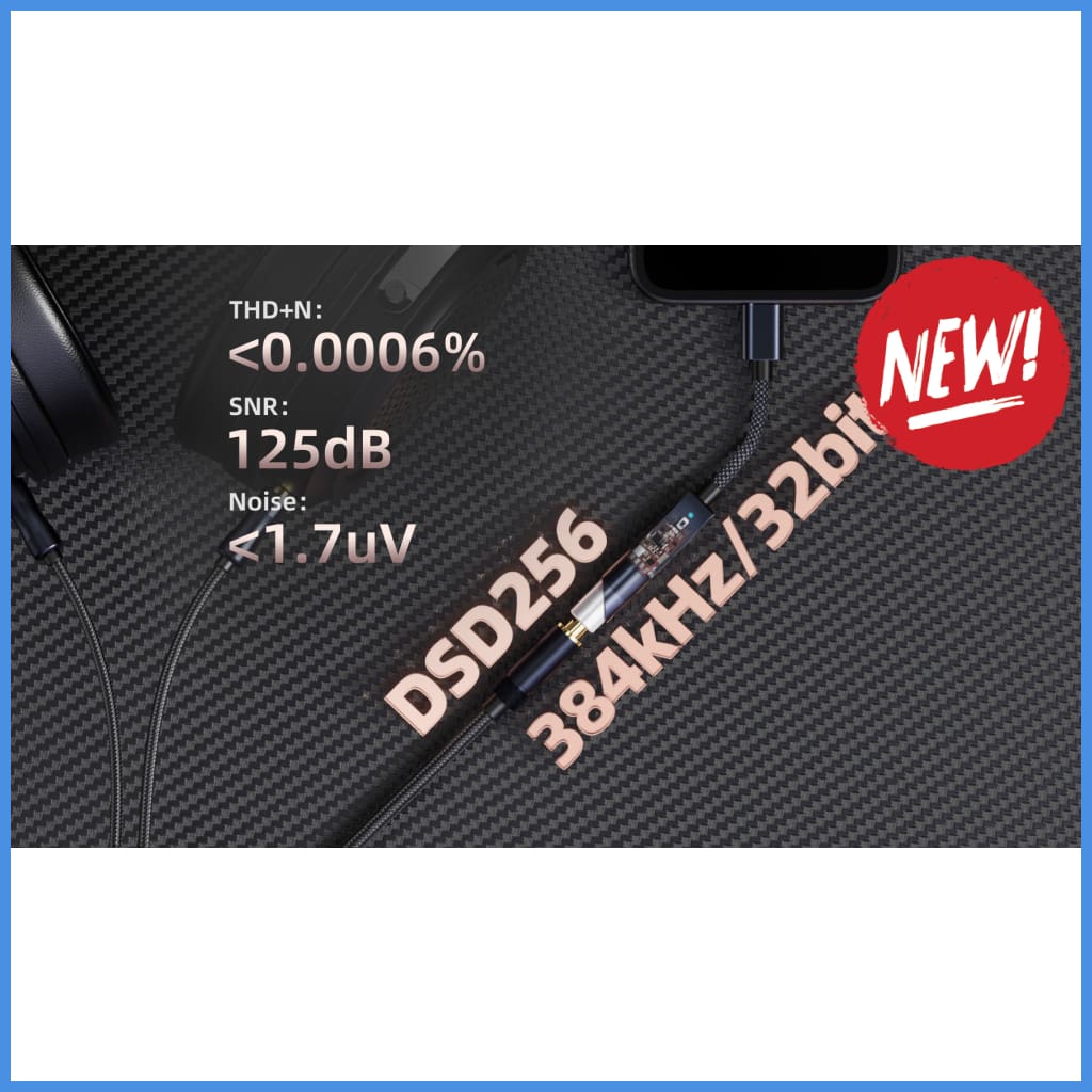 FiiO KA11 HiFi DAC Adapter for 3.5mm iPhone Android with