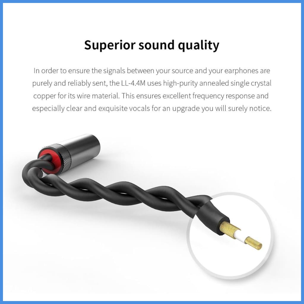 Fiio Ll-4.4M 4.4Mm Female Trrrs To 3.5Mm Male Adapter
