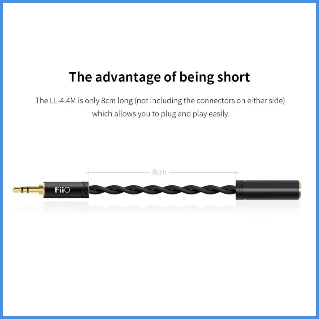 Fiio Ll-4.4M 4.4Mm Female Trrrs To 3.5Mm Male Adapter