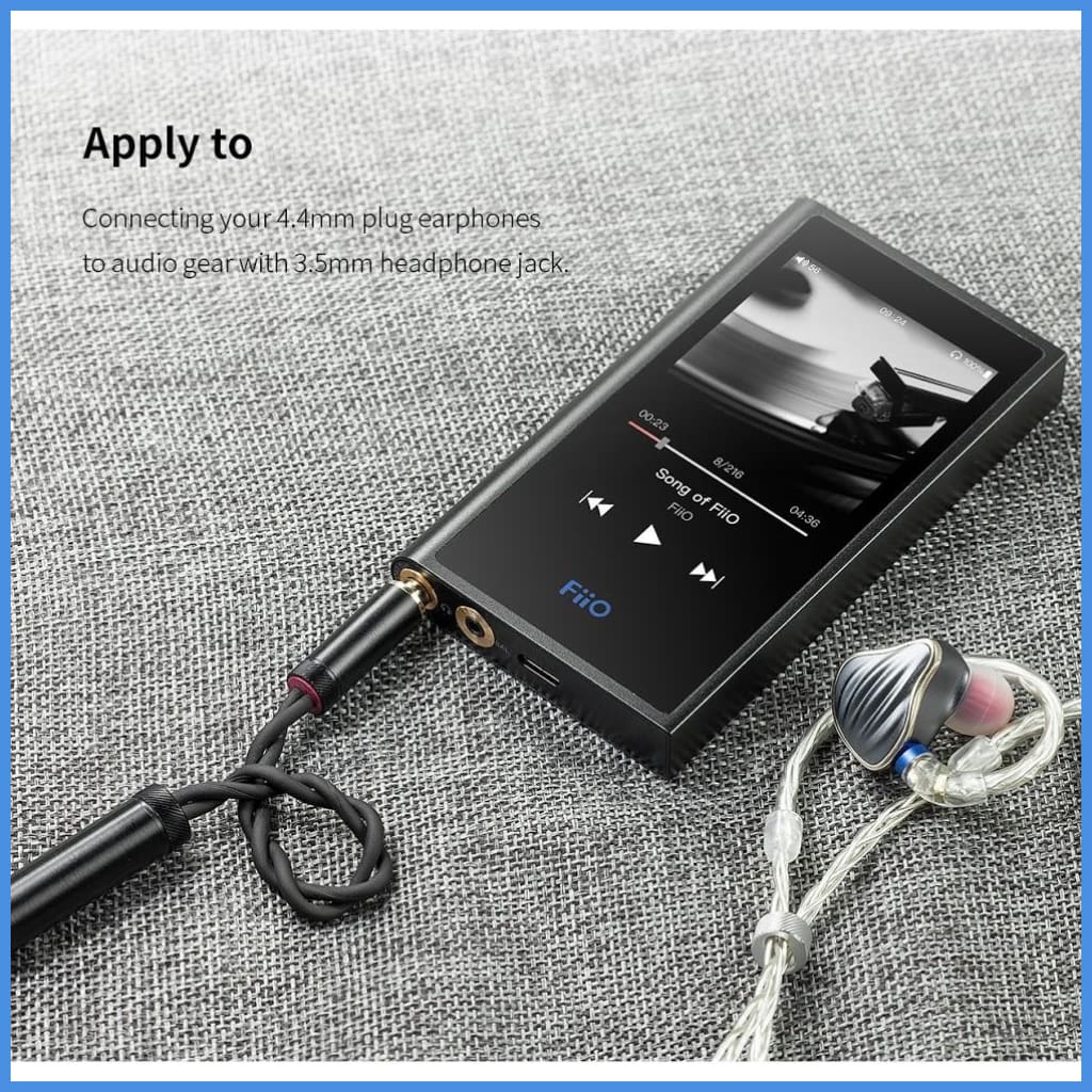 Fiio Ll-4.4M 4.4Mm Female Trrrs To 3.5Mm Male Adapter