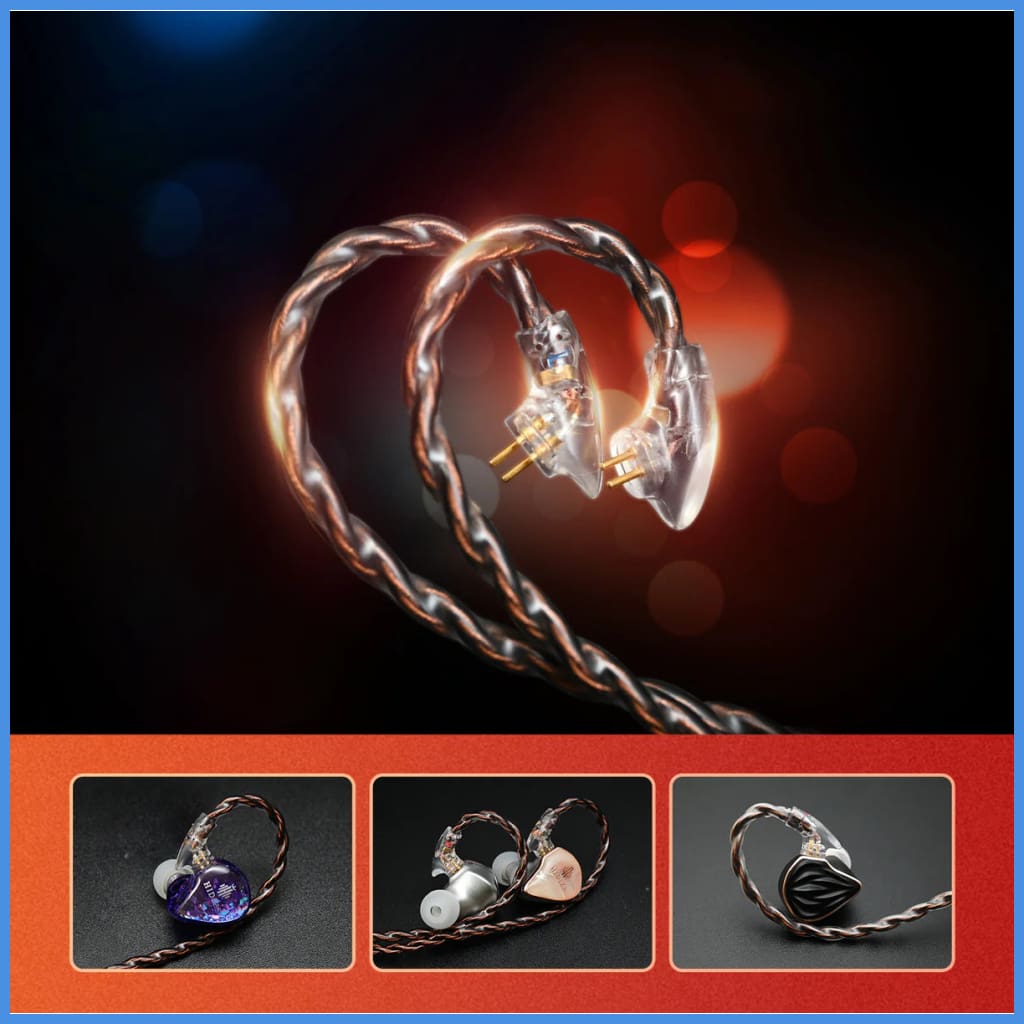 Hidizs MS3 Hybrid 3 Drivers In-Ear Monitor Earphone with CM