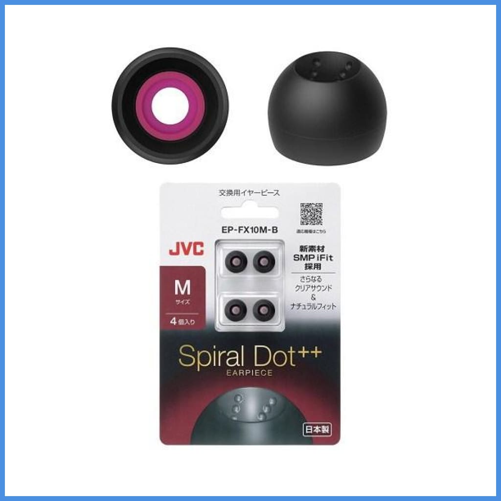 Jvc Spiral Dot ++ Silicon Earphone Eartips 3 Sizes Small Medium Large 2 Pairs Eartip