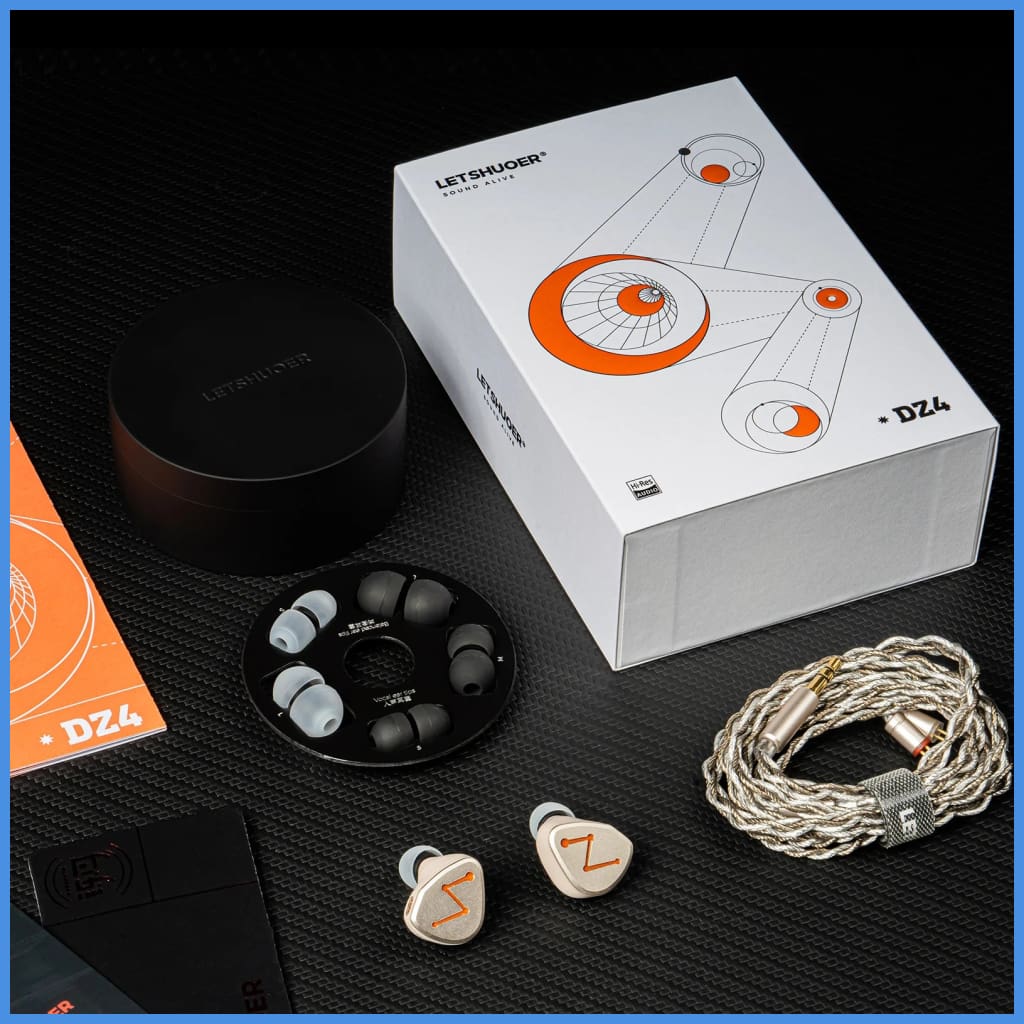 LETSHUOER DZ4 4-Driver In-Ear Monitor IEM Earphone