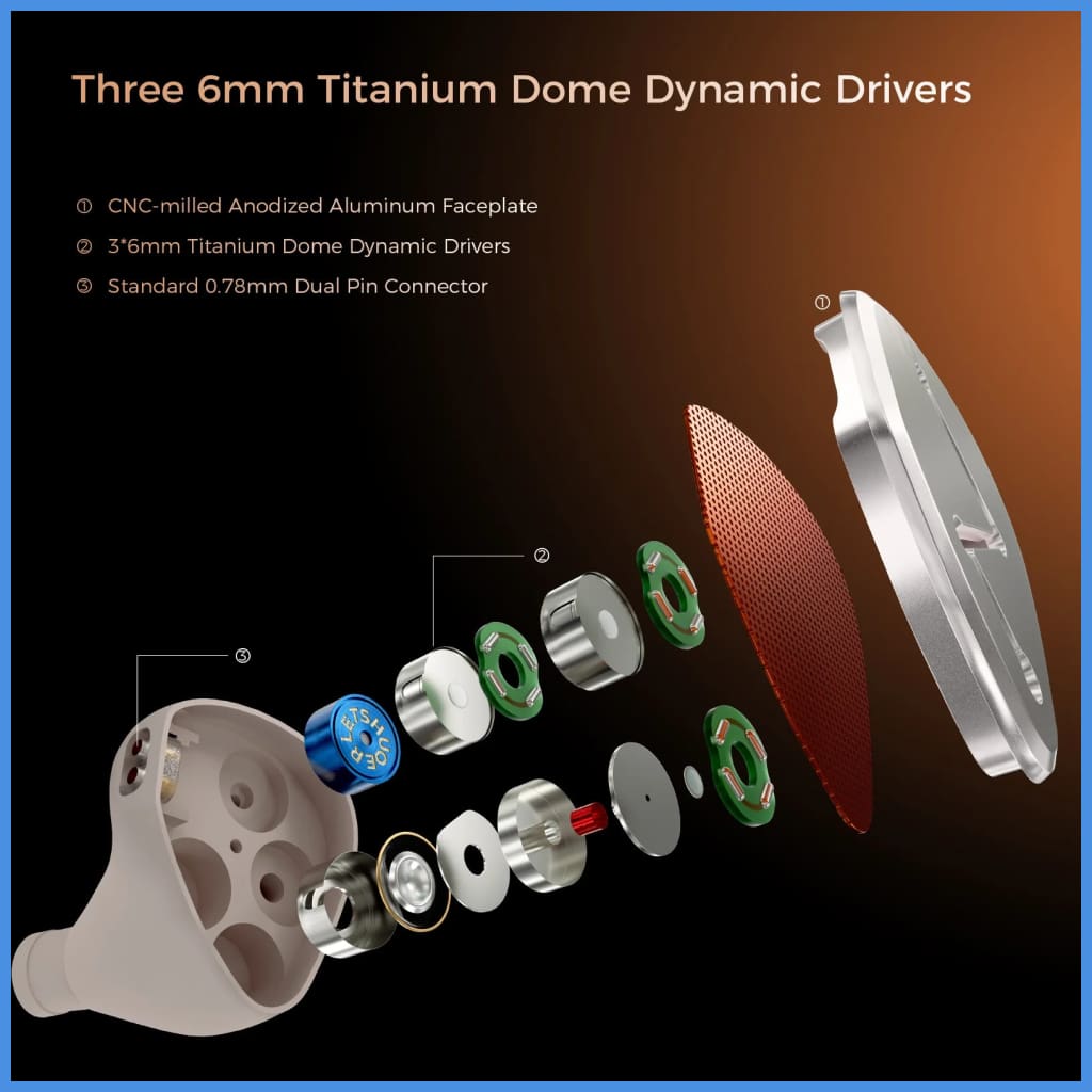 LETSHUOER DZ4 4-Driver In-Ear Monitor IEM Earphone