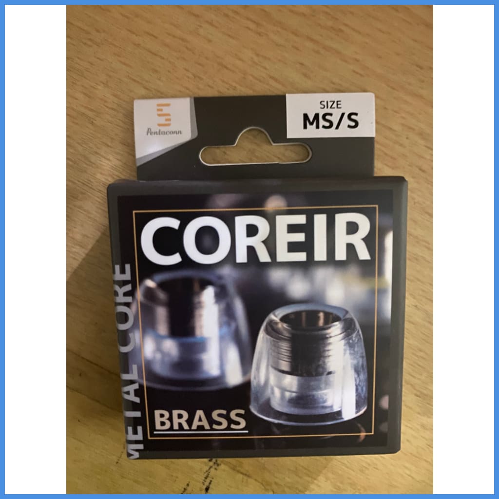 Pentaconn COREIR Brass Metal Core Eartips for In-Ear Monitor