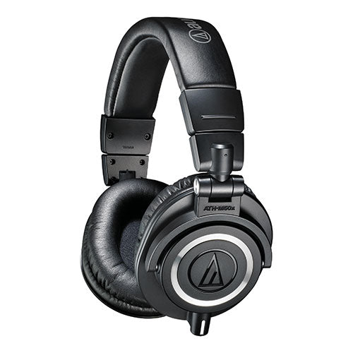 Audio Technica ATH-M50x Professional Monitor Wired Headphones with 3 Cables