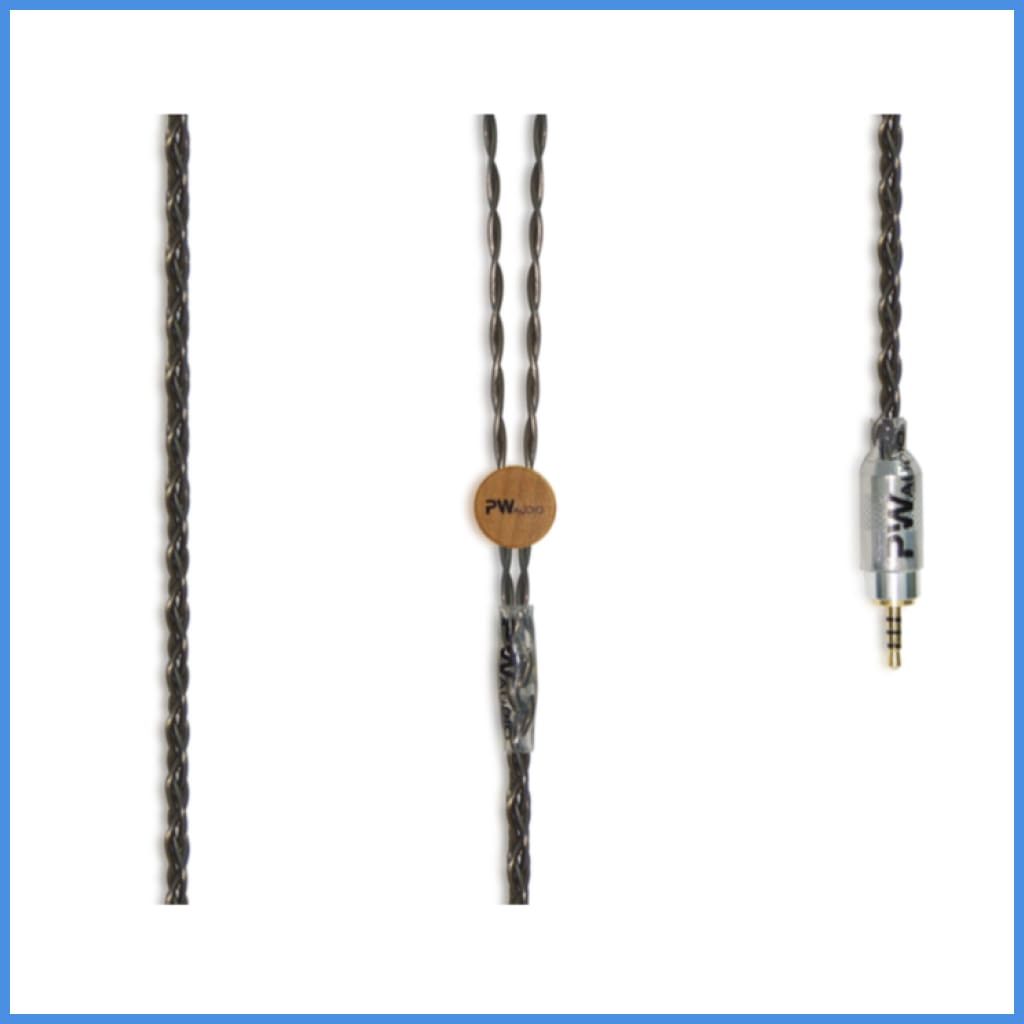 希少　pw audio blackicon series cryo silver PW Audio Blackicon Series Pure Silver Headphone Upgrade Cable