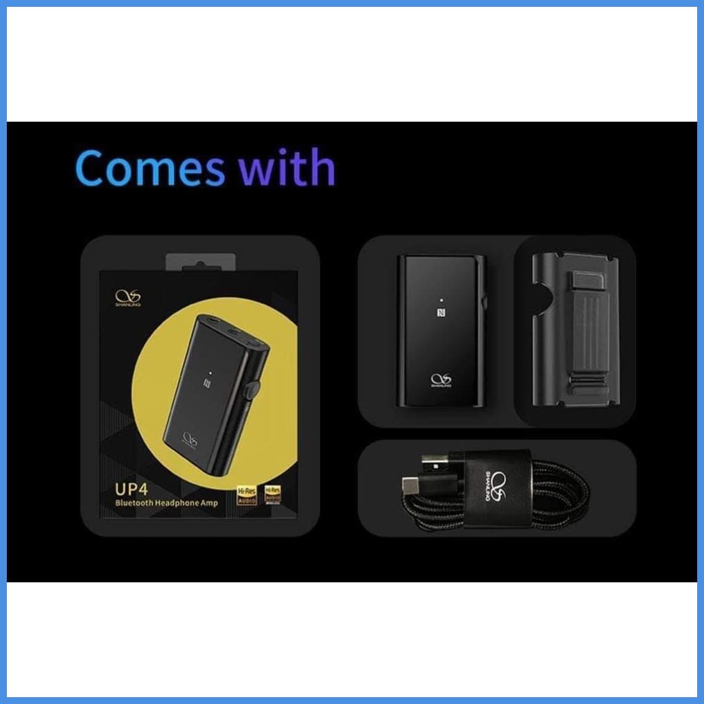 Shanling Up4 Wireless Bluetooth Amplifier With Dual Dac For 2.5Mm 3.5Mm Earphone