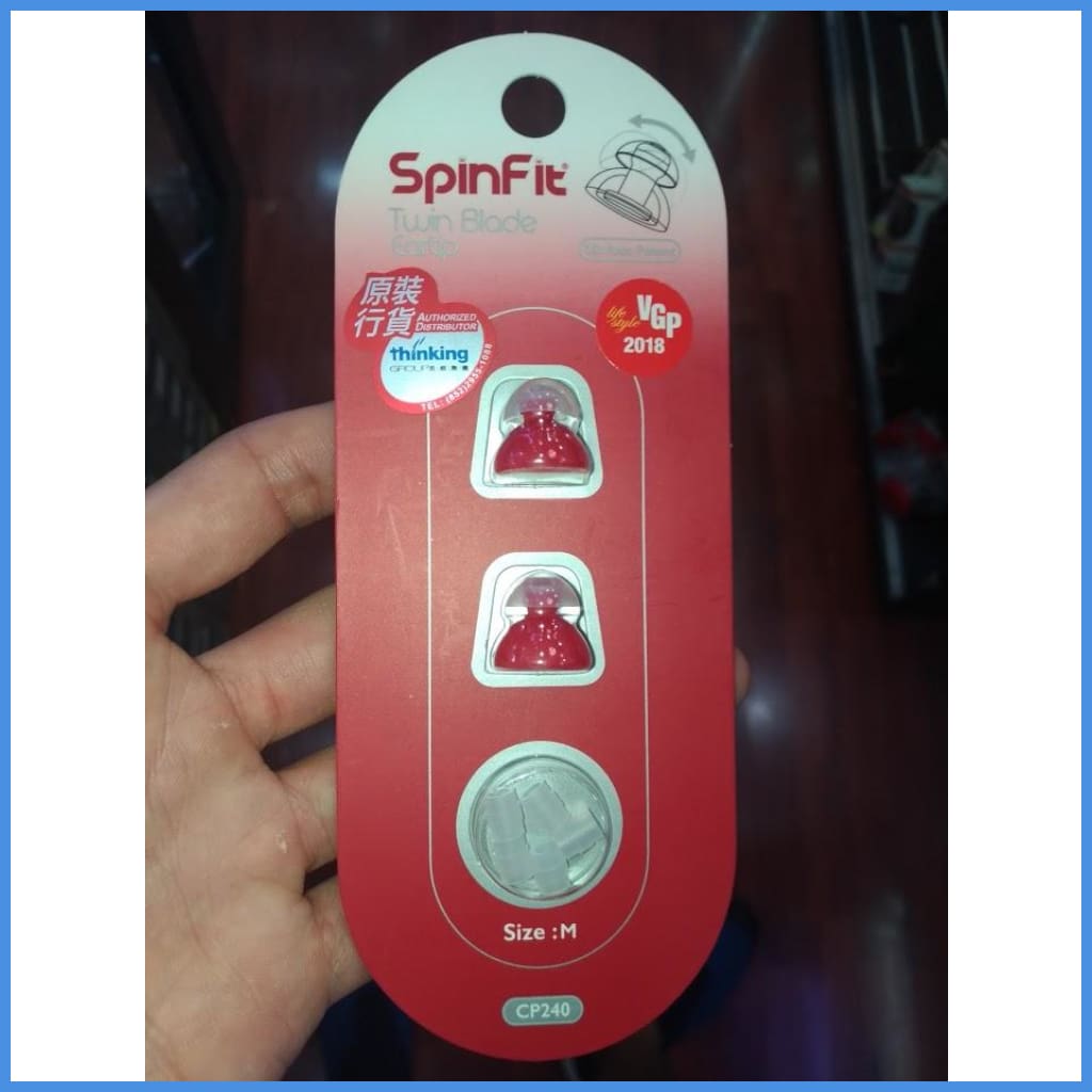 Spinfit Cp240 Eartip Double Flange One Pair Eartip