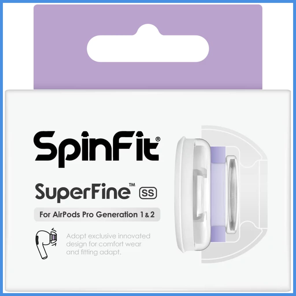 Spinfit Superfine Silicon Eartips For Apple Airpods Pro Generation 1St 2Nd Eartip