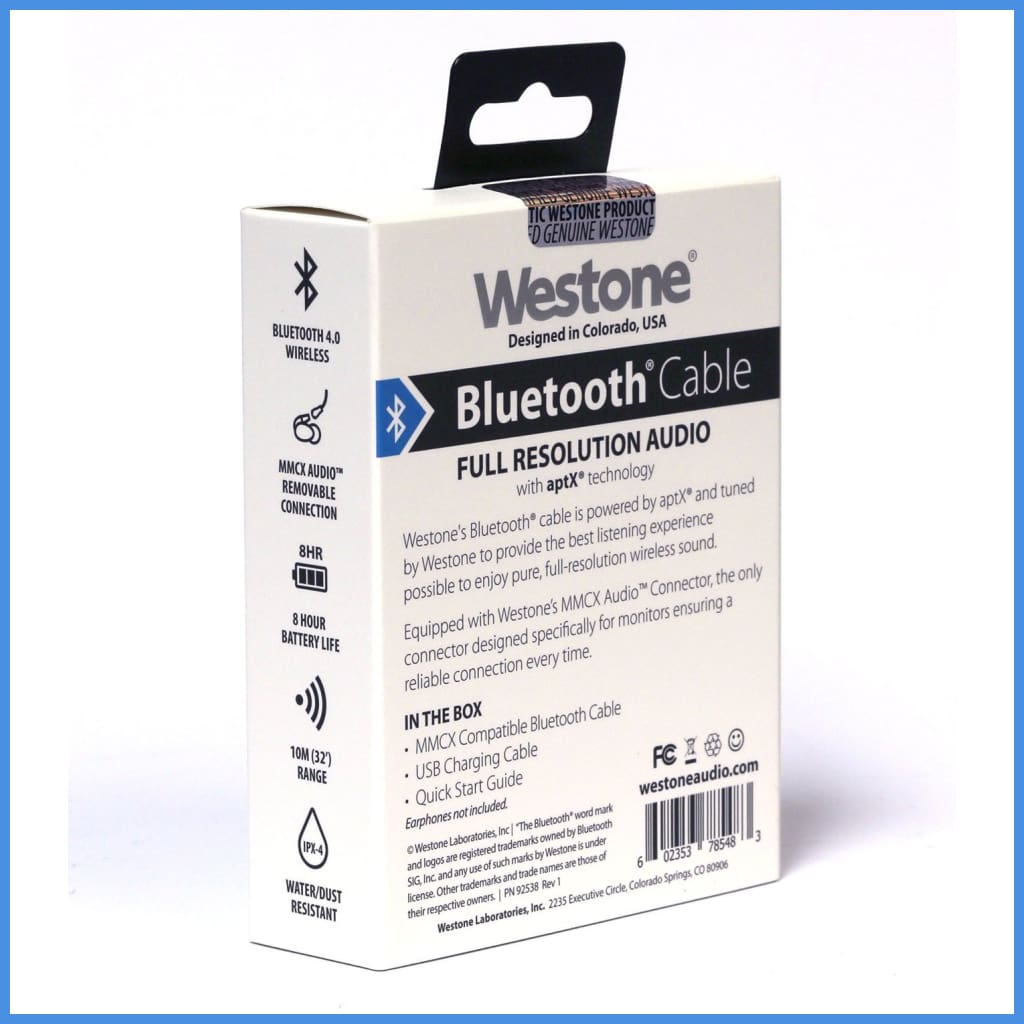 Westone Wireless Bluetooth Cable For Mmcx Upgrade Cable