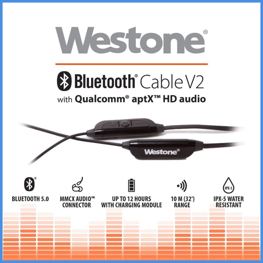 Westone Wireless Bluetooth V2 Cable For Mmcx Upgrade Cable