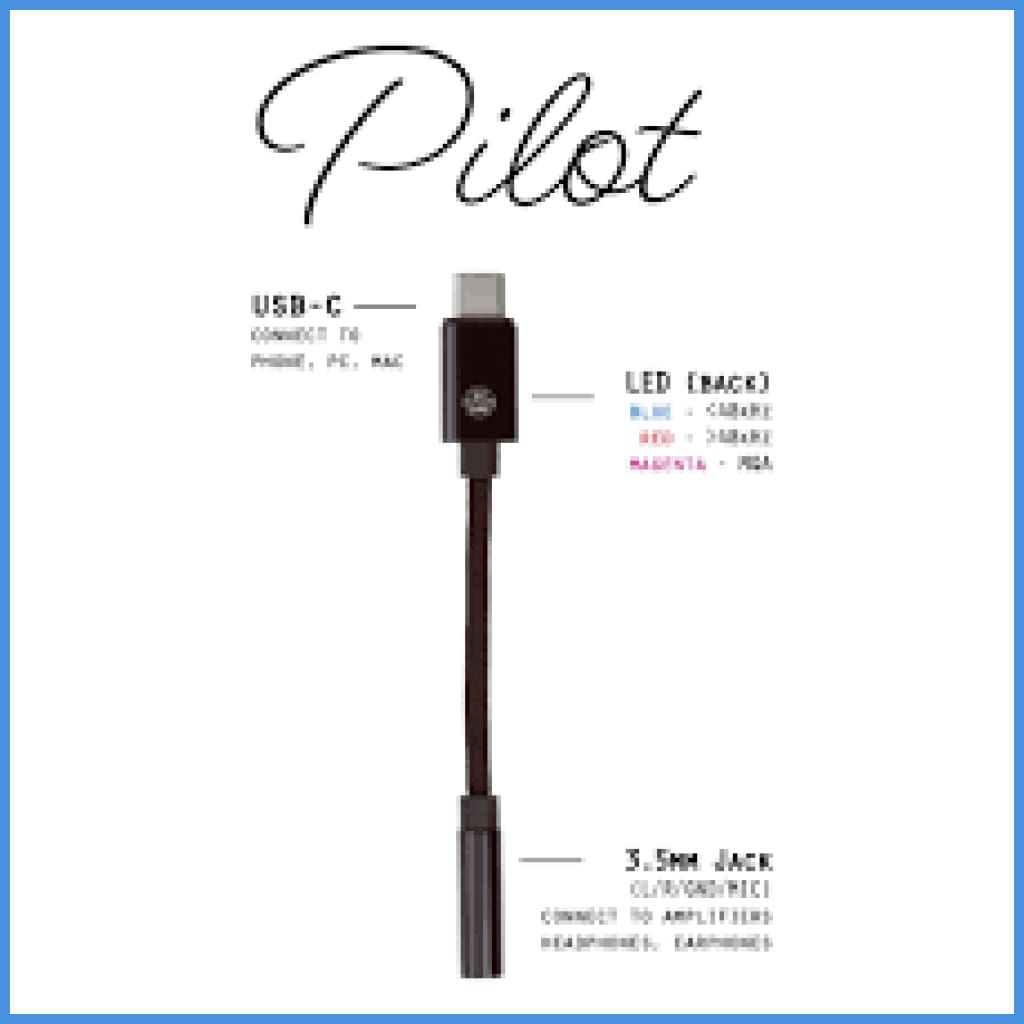 Alo Audio Pilot Dac Earphone 3.5Mm Amplifier For Apple Lightning Or Type C Smartphone