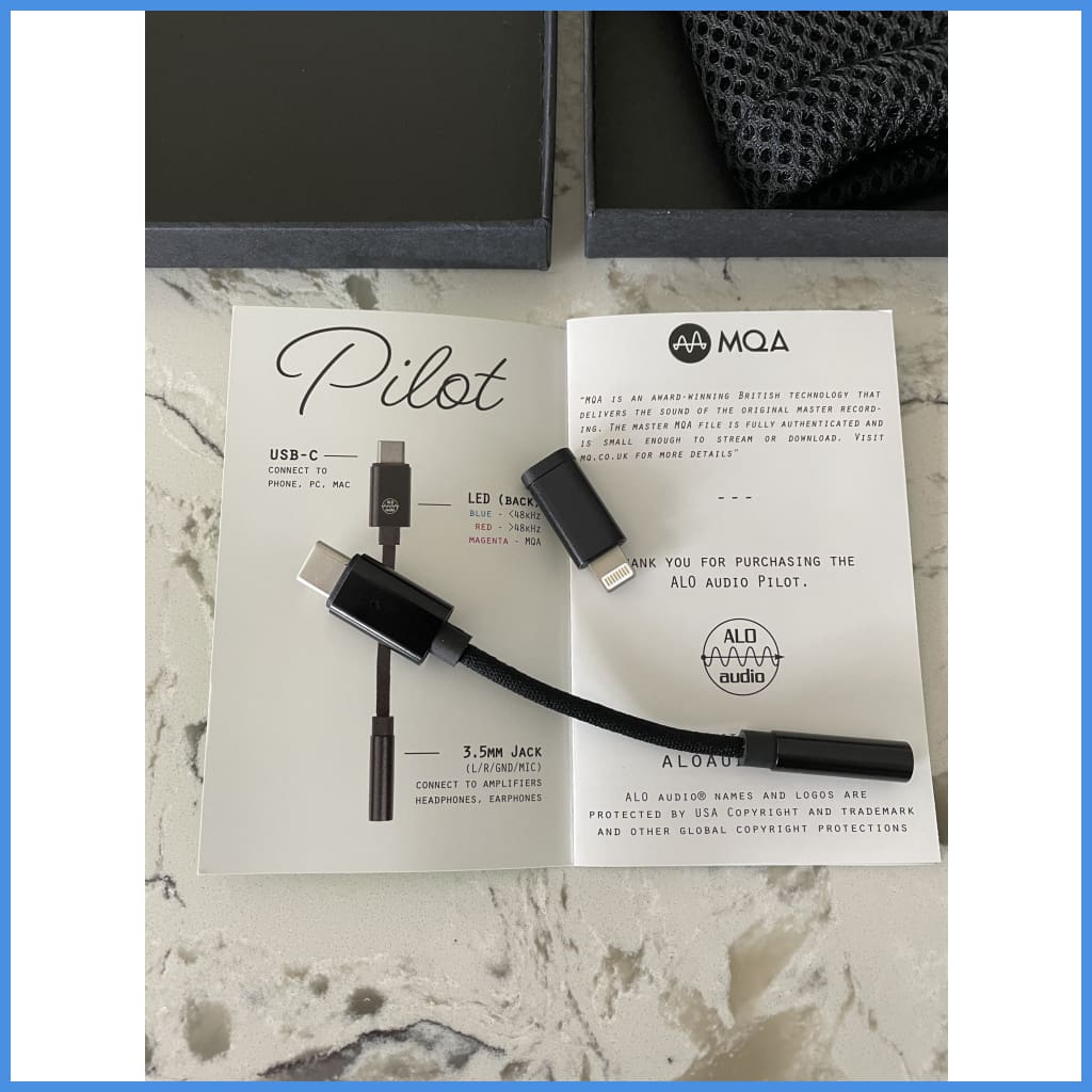 Alo Audio Pilot Dac Earphone 3.5Mm Amplifier For Apple Lightning Or Type C Smartphone