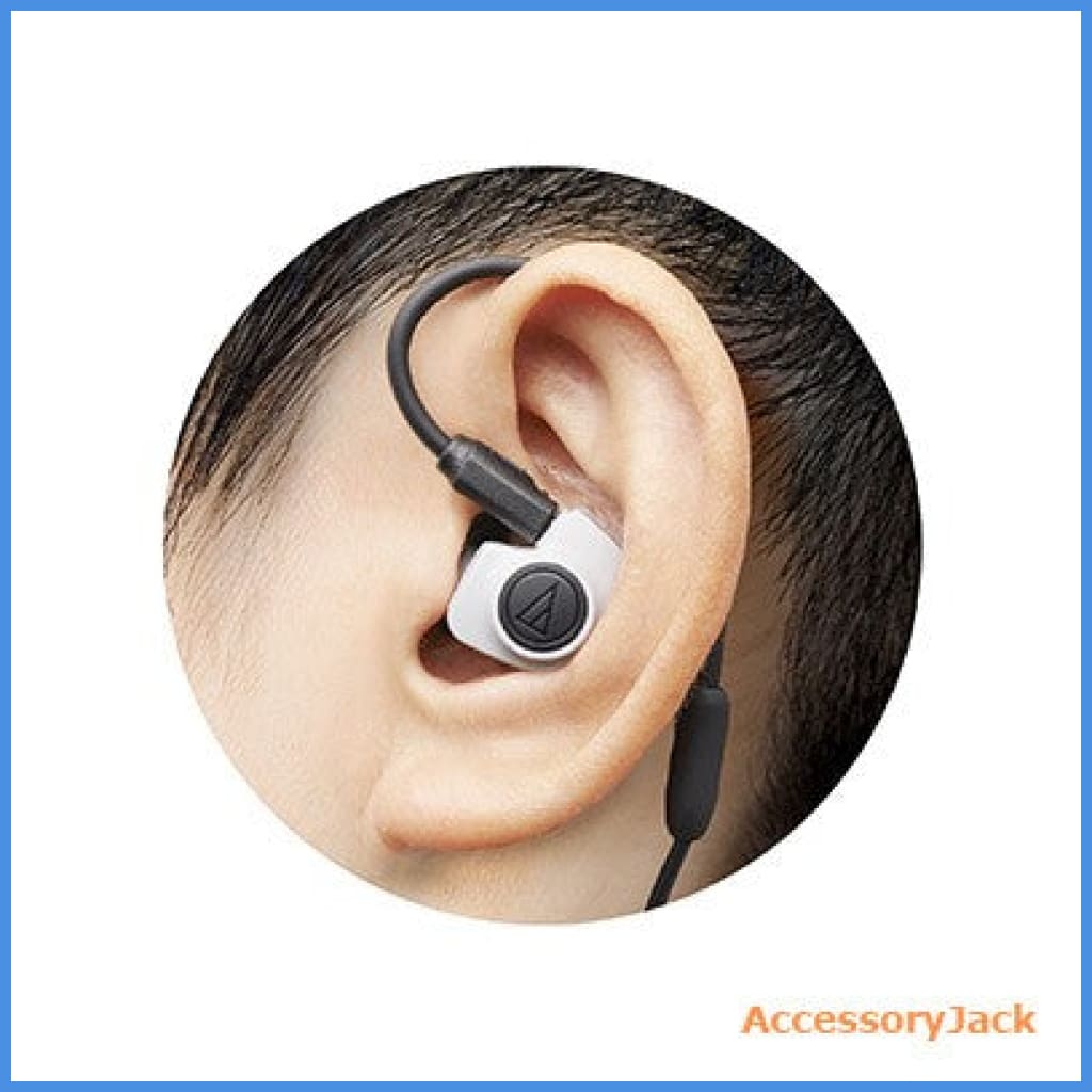 Audio-Technica Ath-Im50 In-Ear Monitor Iem Earphone Headphone White Black 2 Colors